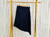 Front panel jersey skirt